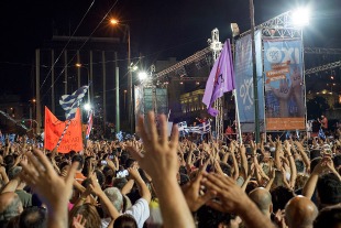 Demonstration at Syntagma Square