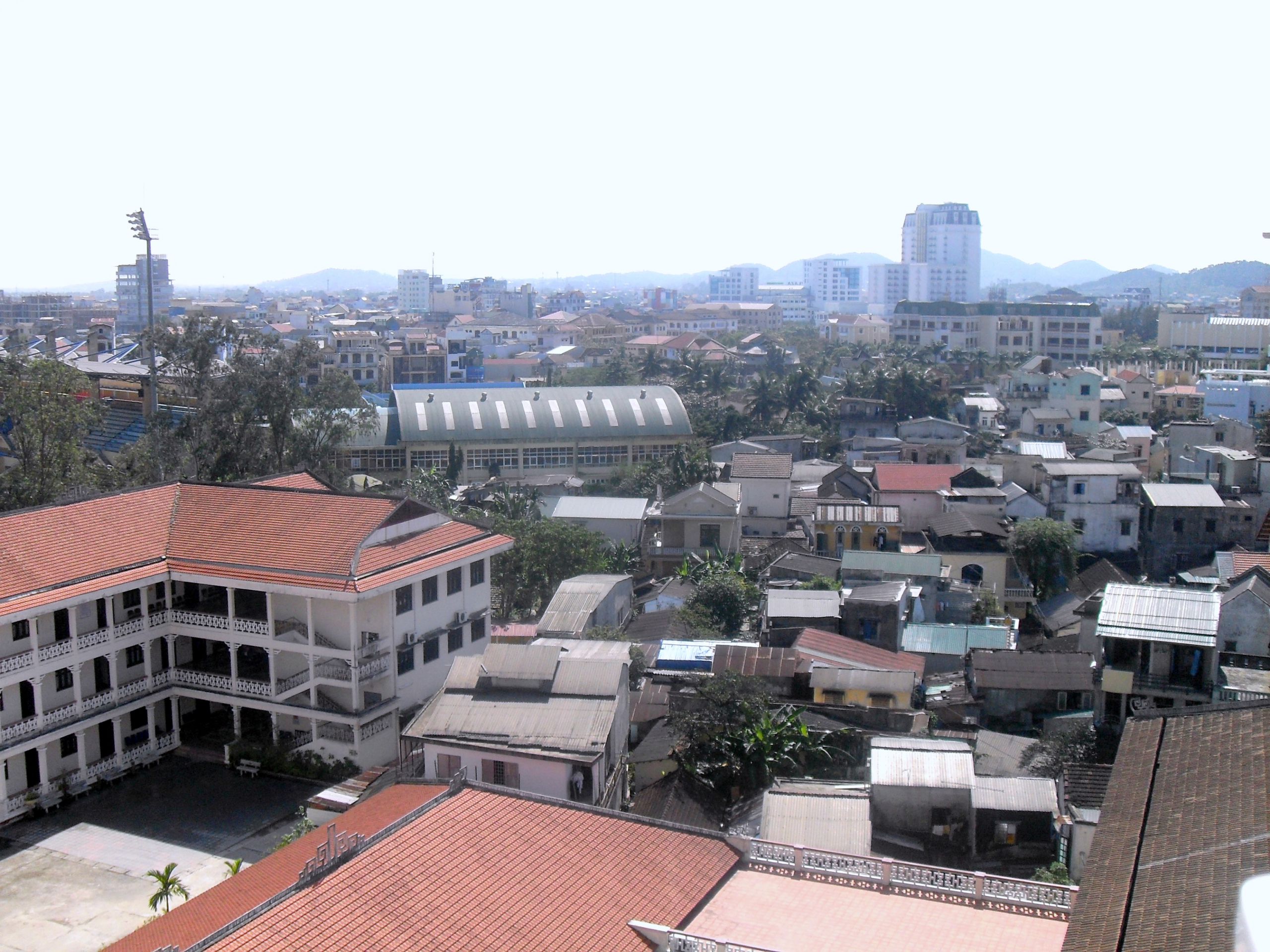 City skyline in Vietnam