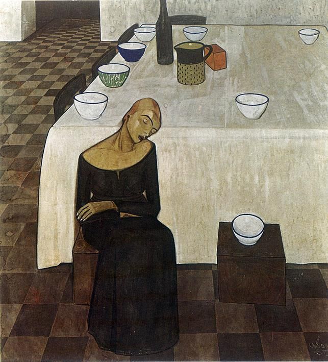 Casorati, 1919, L'attesa