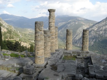 Apollo Temple in Delphi