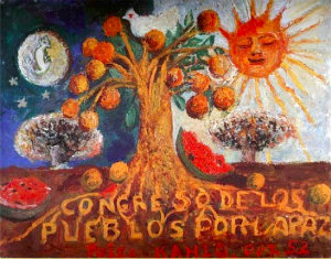 Frida Kahlo, Congress of Peoples for Peace, 1952