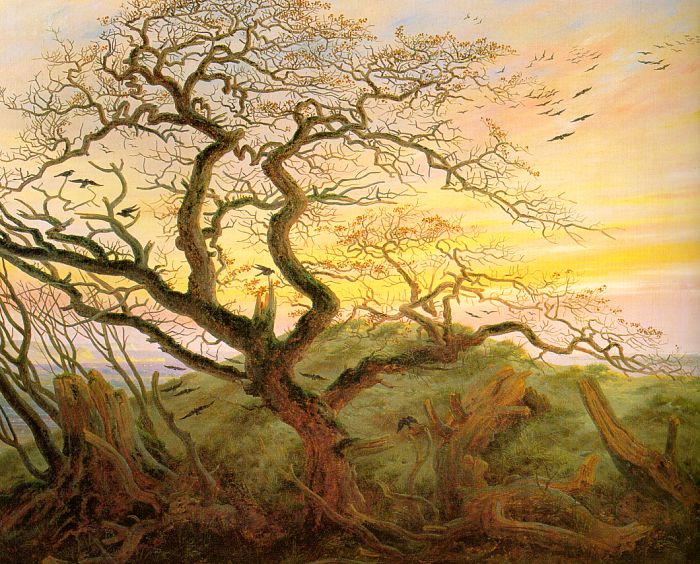Friedrich, 1822, The tree of crows