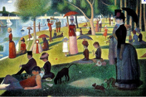 Seurat, Sunday Afternoon on the Island of La Grande Jatte, 1884-6