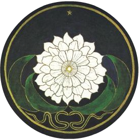 Golden flower mandala made by Jung's patient before 1929