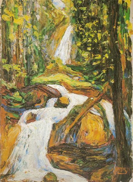 Kandinsky, Kochel Waterfall I