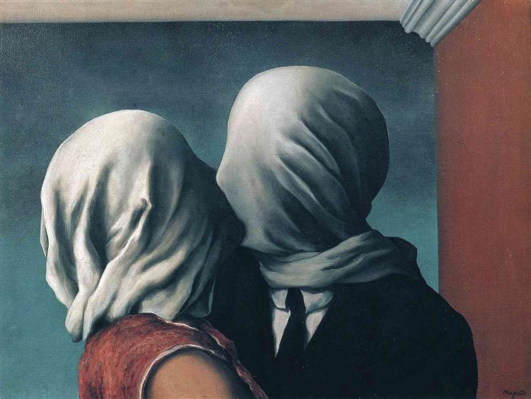 Magritte, 1928, The Lovers