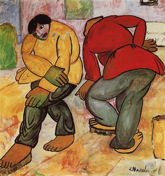 Malevich, 1912, Floor polishers