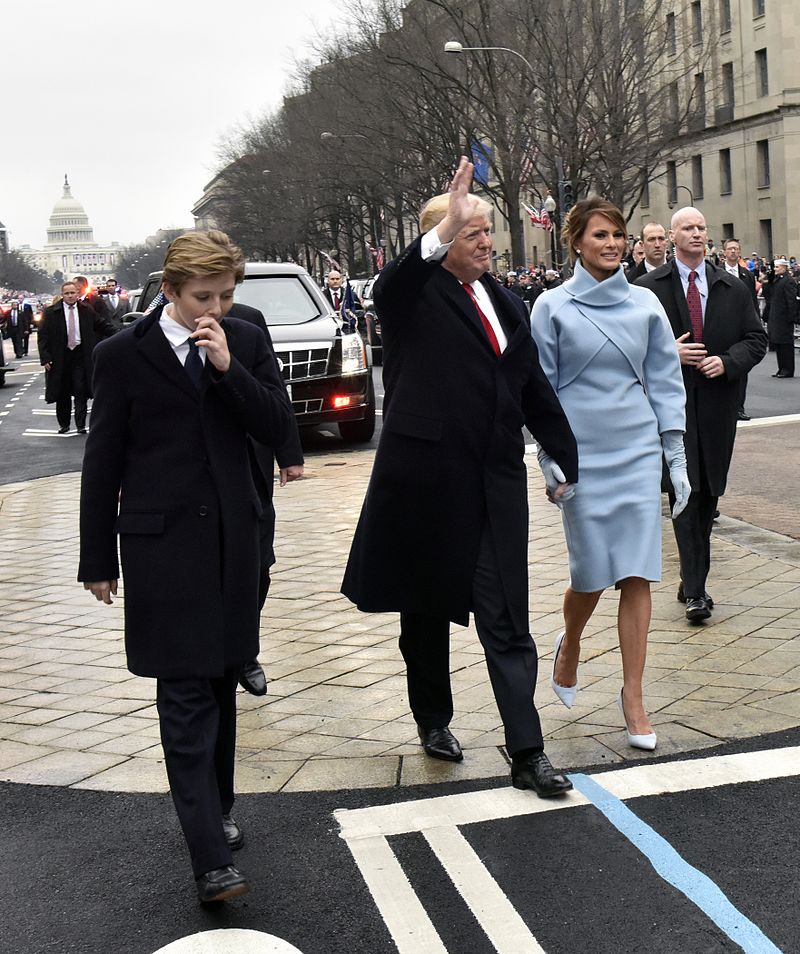 Donald Trump on parade