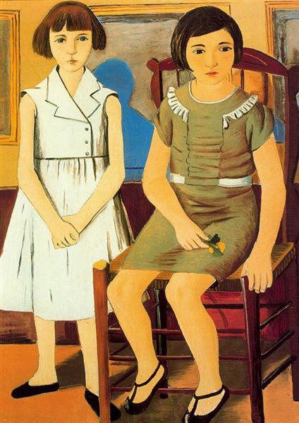 Zabaleta, 1933, Portrait of two girls