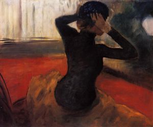 Degas, 1884, Woman Trying on a Hat