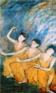 Degas, 1898, Three Dancers
