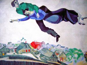 Chagall, 1918, Over the town