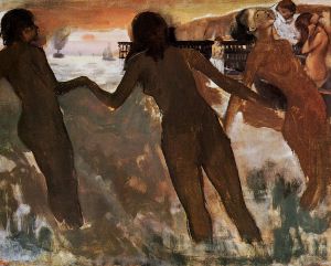 Degas, 1875, The bathers