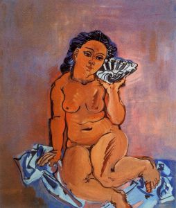 Dufy, 1933, Nude with seashell