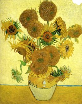 Van Gogh, 1888, Still life: Vase with fifteen sunflowers