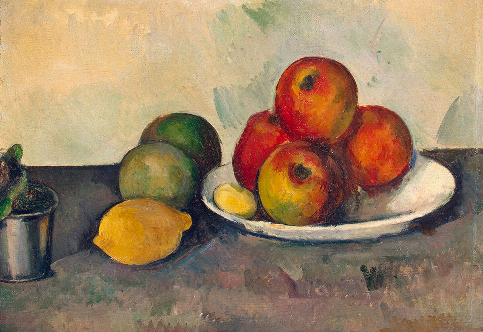 Cezanne, Still Life with Apples, 1890