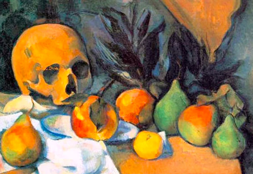 Cezanne-Still Life with Skull