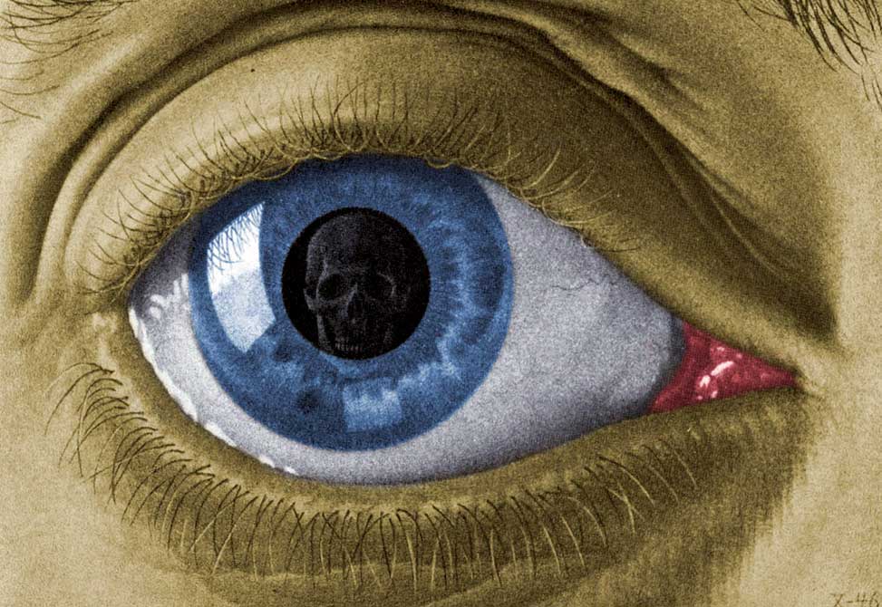 Escher, 1946, Eye color.