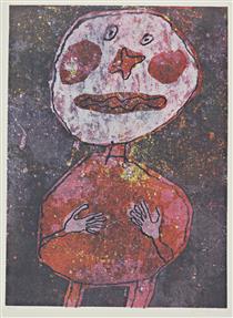 Dubuffet, J. (1961). Figure in red.