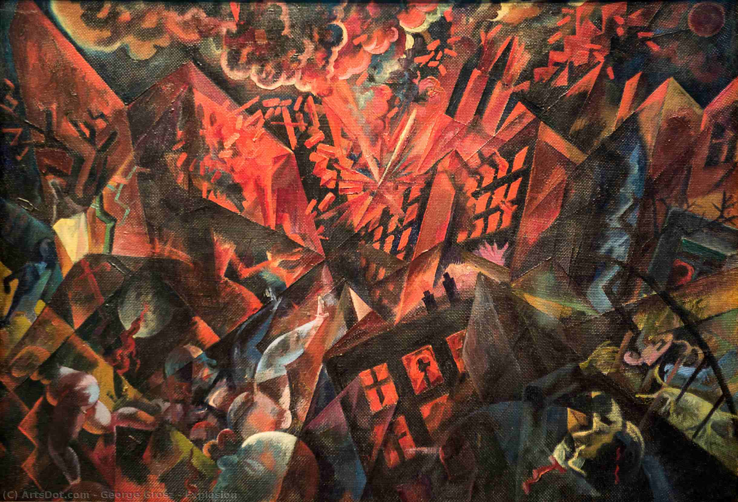 Grosz, G. (1917). Explosion.